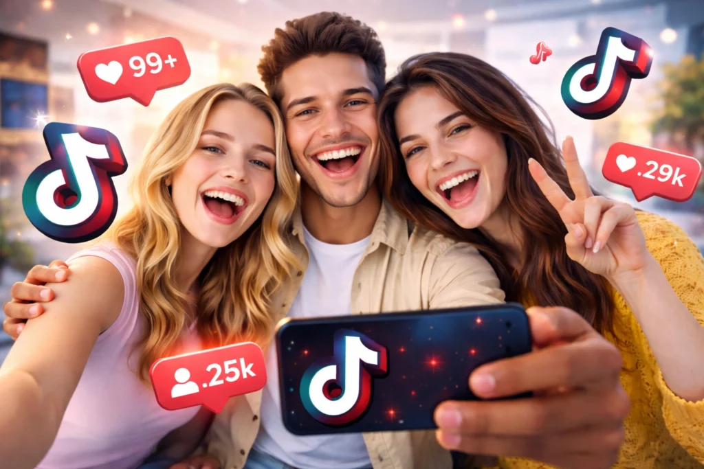 Nákup TikTok followerov a lajkov pre rýchly rast účtu, vyšší dosah videí a silnejší sociálny dôkaz na TikToku - Socialbooster.sk